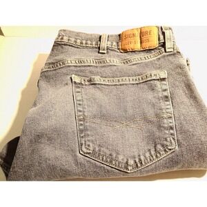 Signature by Levi Strauss Co Mens Medium Wash Denim Jeans Blue 40x27 MC0020